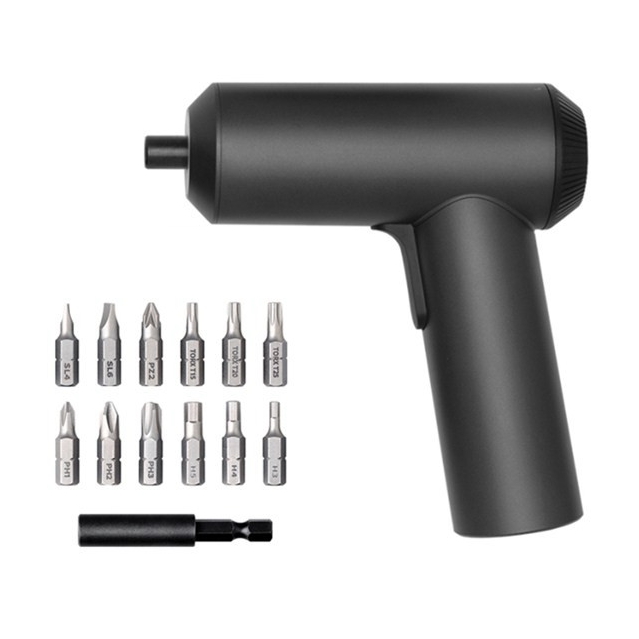 XIAOMI Mijia Cordless Rechargeable Screwdriver 3.6V 2000mAh Li-ion 5N.m Electric Screwdriver With 12Pcs S2 Screw Bits for Home D