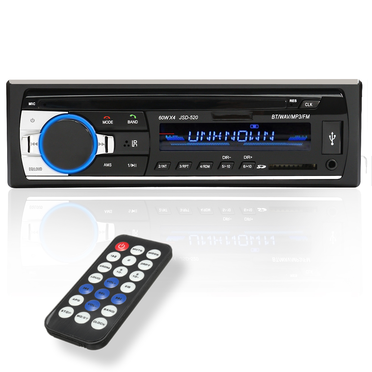 24V Car Stereo Radio MP3 Player Auto Audio bluetooth Hands-free AUX SD USB FM