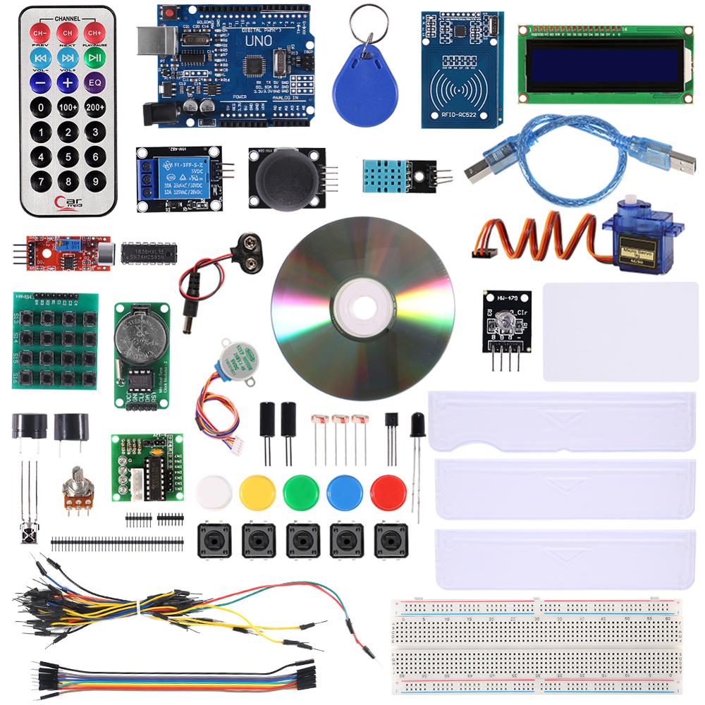 NEWEST RFID Starter Kit for Arduino UNO R3 Upgraded Version Learning Suite UNO R3 Starter Kit RFID Sensor For Arduino
