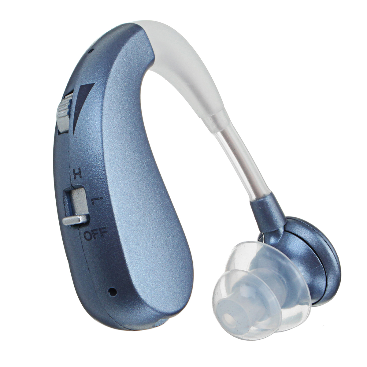 Rechargeable Hearing Aids Hearing Amplifier Noise Reduction Adaptive Feedback Cancellation - Light Blue Colour