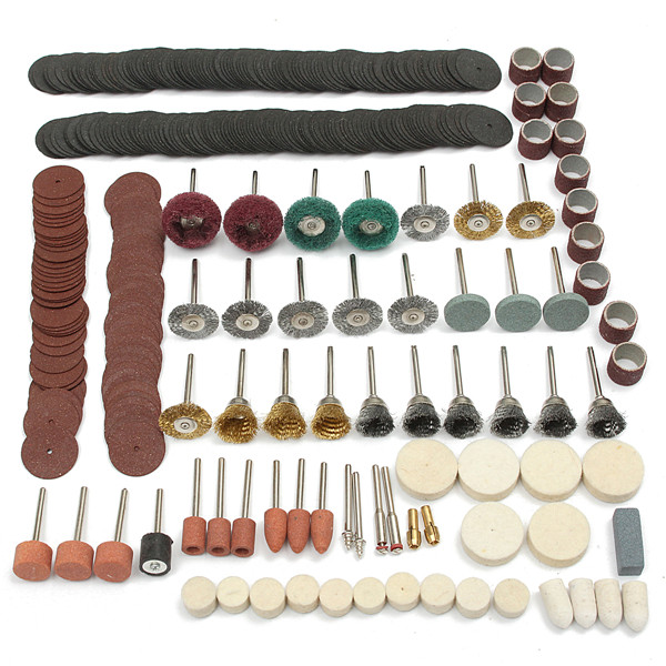 347pcs Rotary Tool Accessories Set for Dremel Grinding Sanding Polishing Tool