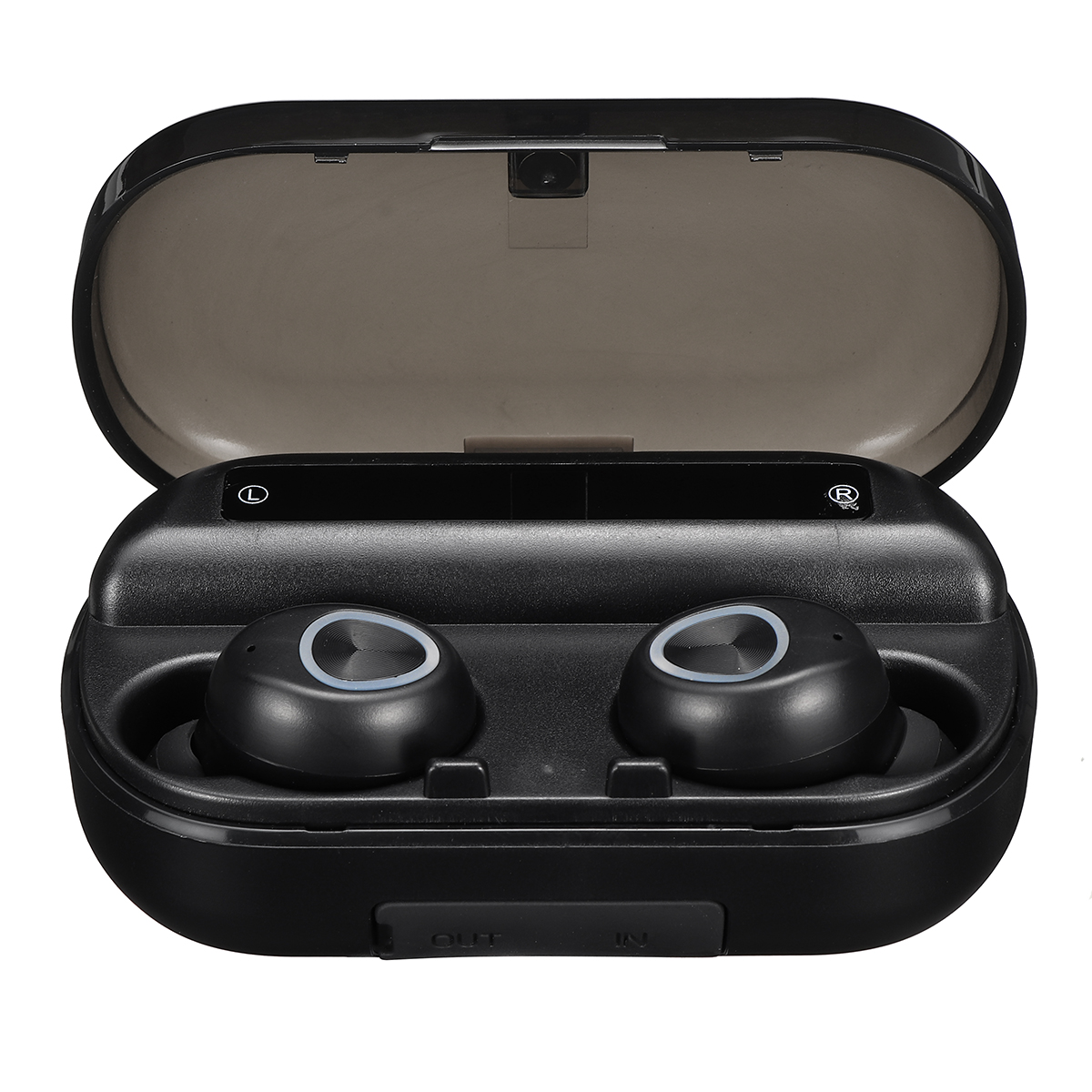 V10 Three Digital Display TWS Wireless bluetooth 5.0 Earbuds Earphone Waterproof Bass Headset with Charging Box