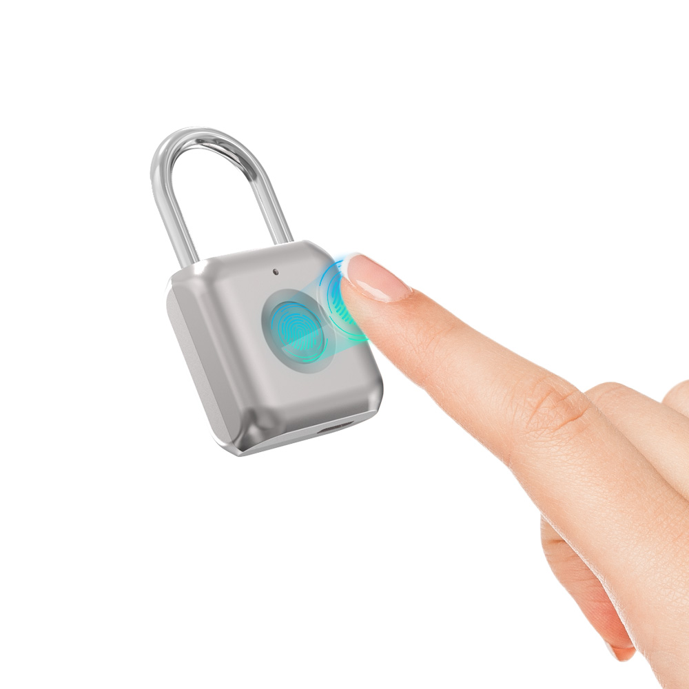 BlitzWolf BW-FL1 Smart Fingerprint Padlock Waterproof Keyless Anti-Theft Security Lock USB Charging For Locker / Gym / Travel