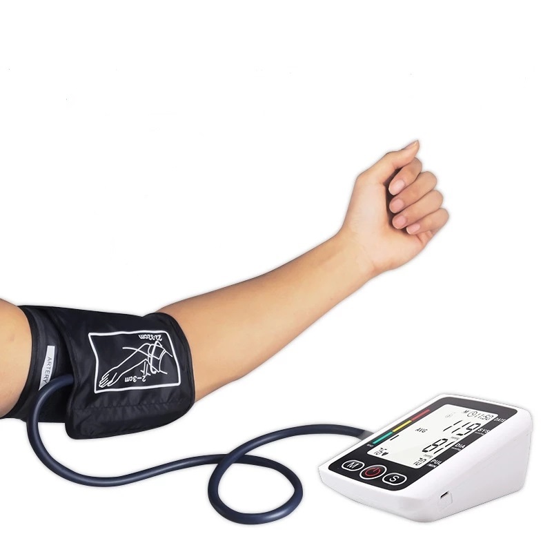 Boxym Wrist Blood Pressure Monitor Home Automatic BP Monitor Irregular Heart Beat Detection Cuff Arm Large LCD Display