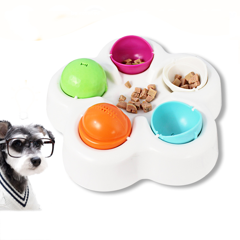 Pet IQ Smart Toy Supplies Cat Dog Interactive Toy Cat  Dog Bowl Puppy Treat Dispenser Interactive Toys