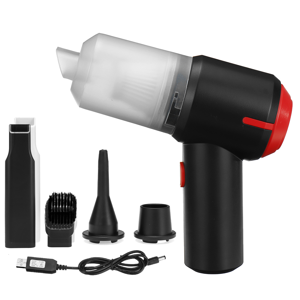 3-in-1 Portable Cordless Vacuum Blower Cleaner Handheld Vaccum Cleaner Black Colour