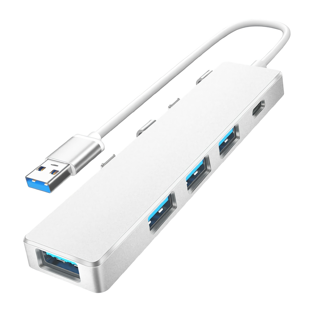 5-in-1 USB3.0 Hub USB 3.0/2.0 5Gbps High Speed USB Splitter USB Adapter Converter Type-C Charging Docking Station for Laptop PC 