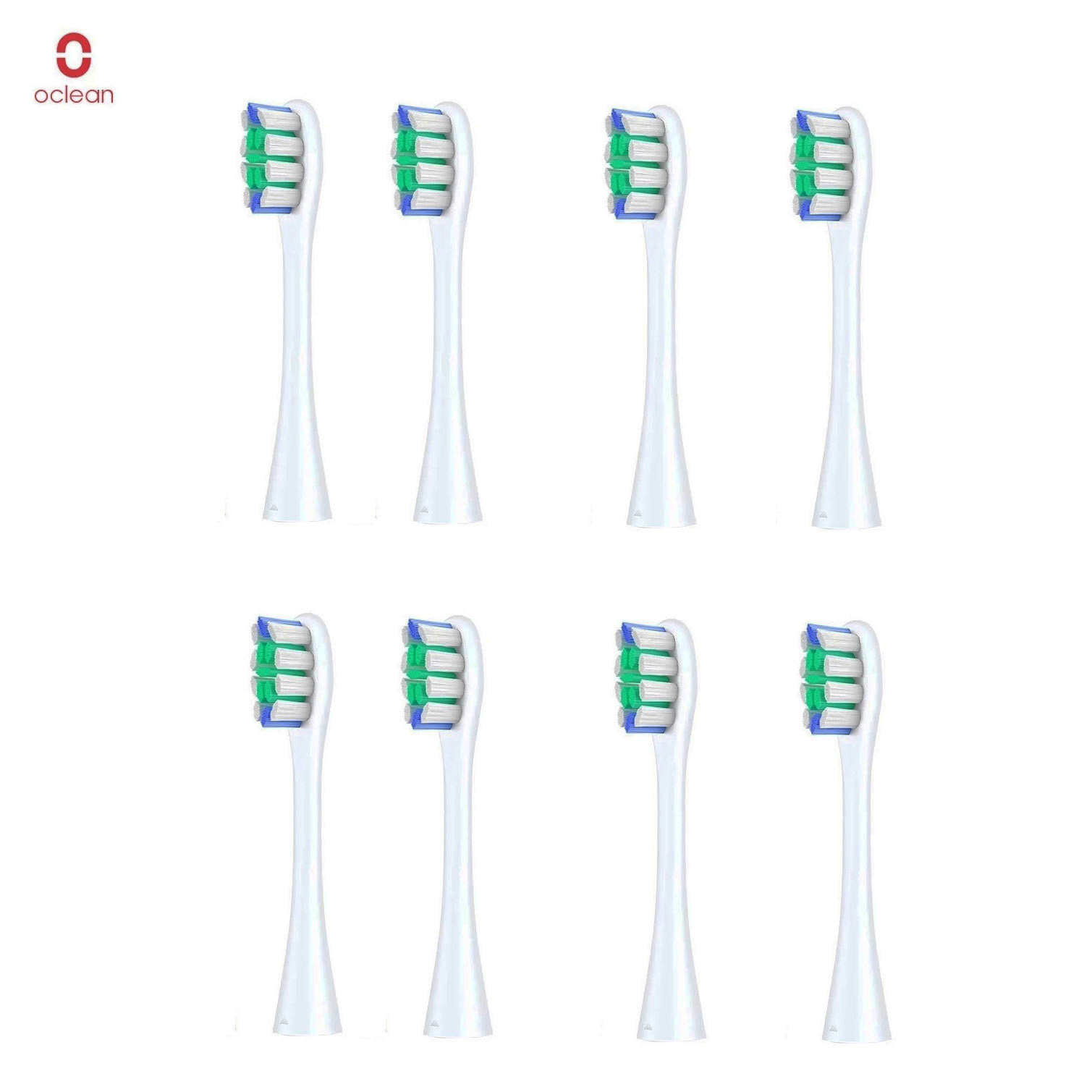 8PCS Oclean P2 Replacement Brush Head Single Pack Suitable for Oclean Elite/X Pro/X/One Universal Replacement Brush Head