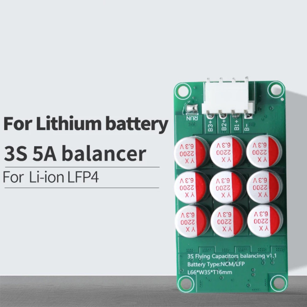 3S 5A BMS Lithium Battery Balance Li-ion Lifepo4 LTO Lithium Battery Active Equalizer Balancer Board Capacitor