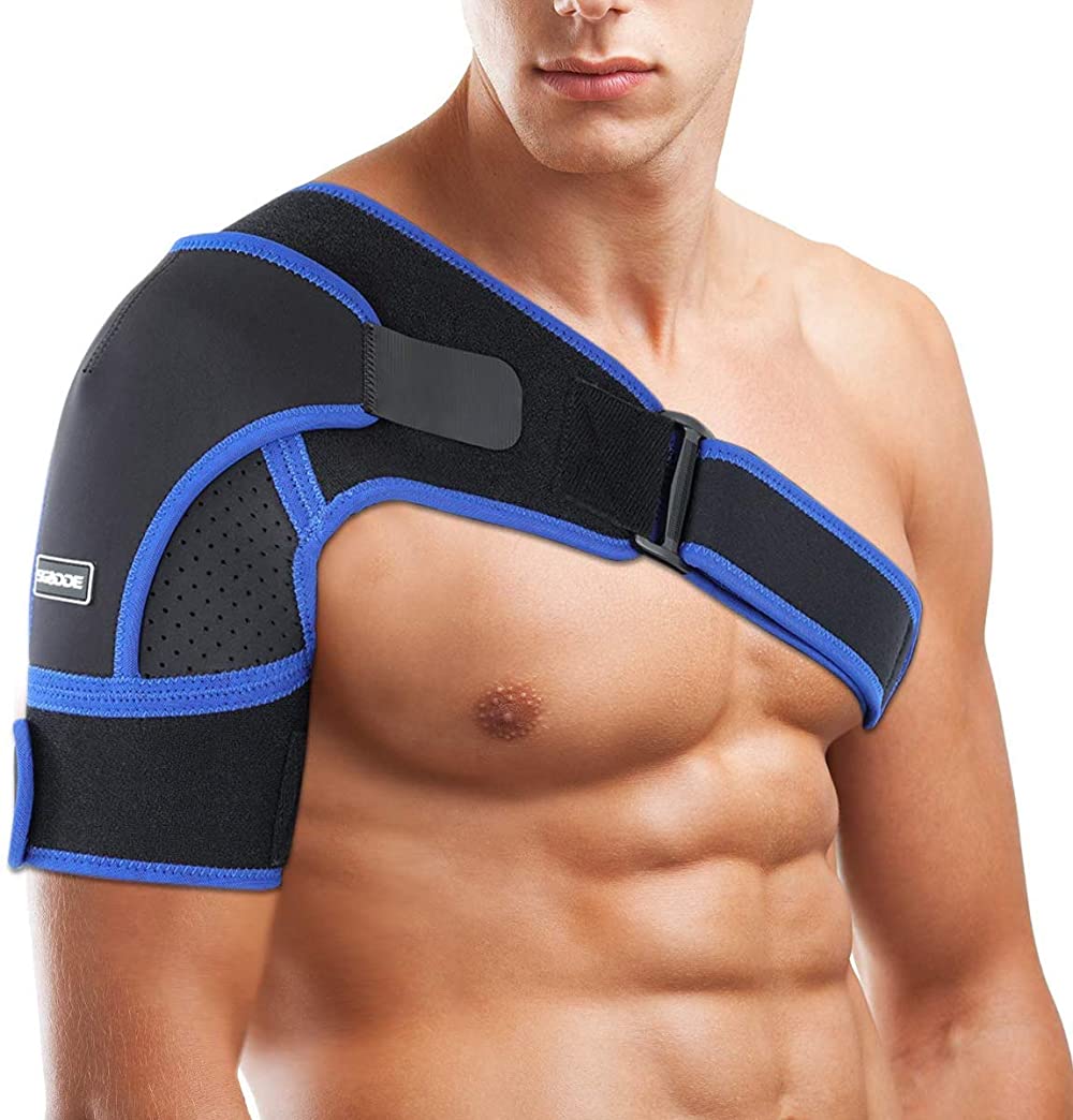 Neoprene Adjustable Shoulder Support Brace Upper Arm Belt Wrap Sports Care Single Shoulder Guard Strap