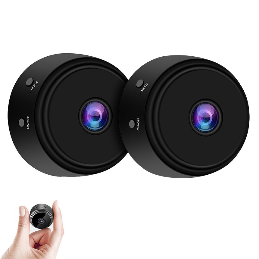 2PCS A9 4K Wifi Mini Hidden Cameras Moving Detection Night Vision Remote Monitoring Home Security Camera Wireless Surveillance