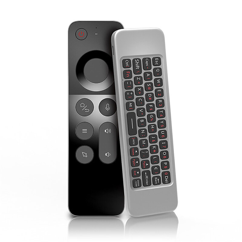 MRSVI W3 2.4G Wireless Voice Air Mouse Remote Controller Control Mini Keyboard Support Infrared Learning for Android TV BOX