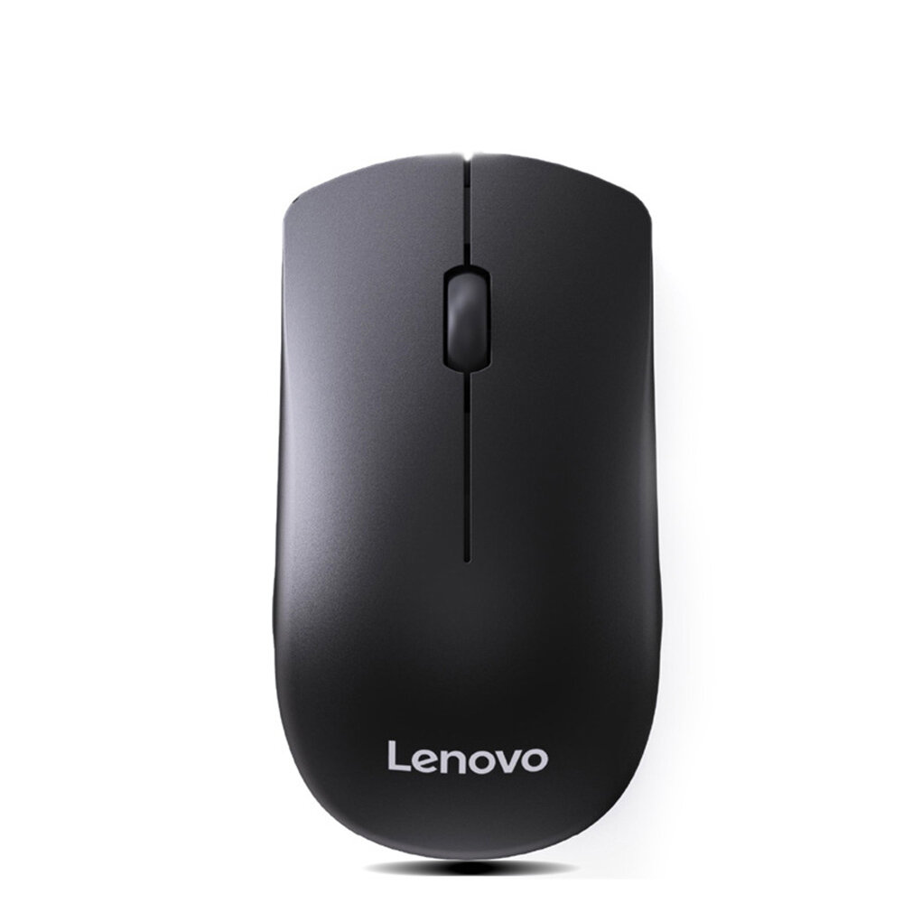 LENOVO MK23 2.4GHz Wireless Mouse 1200DPI Ergonomic Mice with 3 Keys Optical Tracking Mouse for Home Office