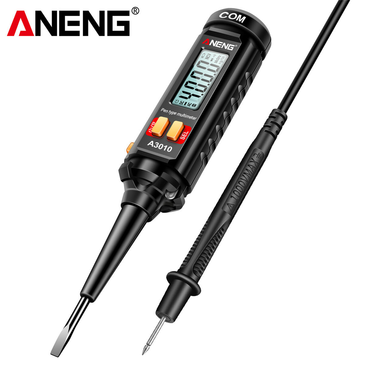 ANENG A3010 Pen-Type Multimeter High Precision Quick Measurement AC/DC Voltage Resistance Capacitance Hz Frequency Tester Tool