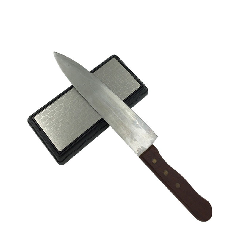 Dual-sided Diamond Whetstone Kitchen Knife Sharpener Tool  Stone 400# 1000#