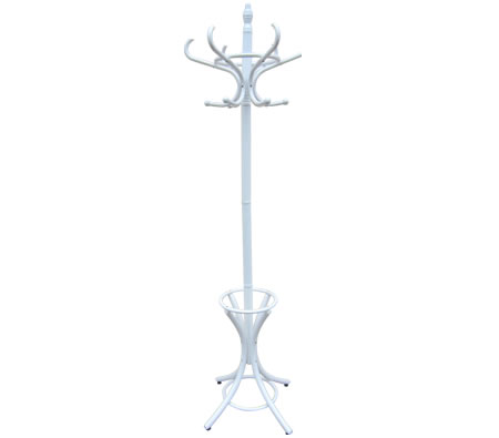 Wooden Coat / Hat Stand with 12 Hooks - Tree Style with Base Ring ...